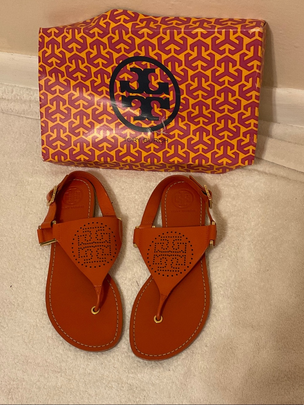 Tory Burch leather sandals